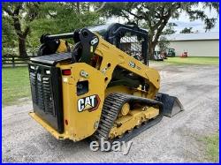 2025 Cat 255 Skid Steer Loader Joystick Controls Led Lights 2 Spd 680 Hr