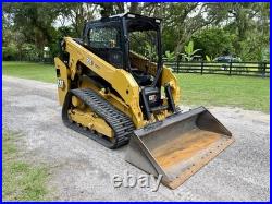 2025 Cat 255 Skid Steer Loader Joystick Controls Led Lights 2 Spd 680 Hr