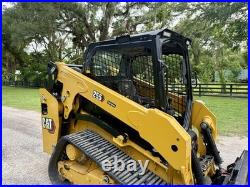 2025 Cat 255 Skid Steer Loader Joystick Controls Led Lights 2 Spd 680 Hr