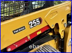 2025 Cat 255 Skid Steer Loader Joystick Controls Led Lights 2 Spd 680 Hr