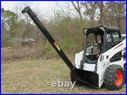 21' Manual Telescopic Truss Boom Hoist Attachment Fits Skid Steer Loader