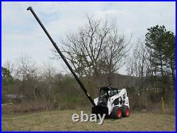 21' Manual Telescopic Truss Boom Hoist Attachment Fits Skid Steer Loader