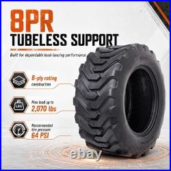 23x8.5-12 Industrial Tractor Tire 8PR 23x8.5x12 Skid Steer Loader Tire Tubeless