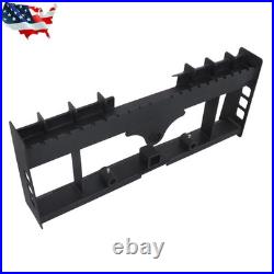 2500LBS Skid Steer Pallet Fork Frame WithReceiver Hitch & Spear Sleeves