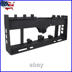 2500LBS Skid Steer Pallet Fork Frame WithReceiver Hitch & Spear Sleeves
