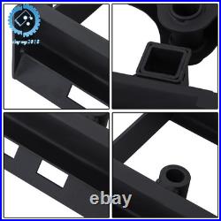 2500 Lbs 45 Skid Steer Pallet Fork Frame WithReceiver Hitch & Spear Sleeves