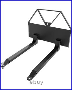 2600LBS 46 Heavy Duty Pallet Forks, Quick Attach Mount Tractor Forks Skid Steer