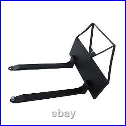 2600 LBS Heavy Duty Skid Steer Forks for Tractors Loaders Quick Attach Mount