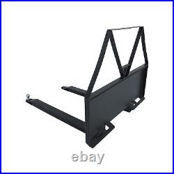 2600 LBS Heavy Duty Skid Steer Forks for Tractors Loaders Quick Attach Mount