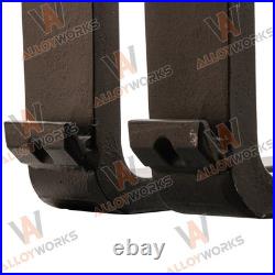 2PCS 2500lbs 42 Pallet Fork Blades Forklift Blades Fits Skid Tractors Loaders