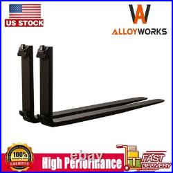 2PCS 48 Pallet Fork Blades fit Kubota Bobcat Skid Tractors Loaders 4000lbs NEW