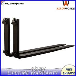 2PCS 48 Pallet Fork Blades for Kubota Bobcat Skid Tractors Loaders 4000lbs NEW