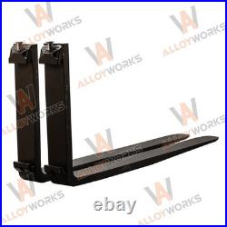 2Pack 2500lbs 42 Pallet Fork Blades Forklift Blades Fits Skid Tractors Loaders