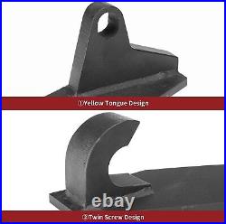 2Pcs Mounting Brackets Fits John Deere Global Euro Loaders Tractor Attachment
