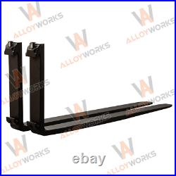 2X 4000lbs Pallet Fork Blades fit Kubota Bobcat Skid Tractors Loaders 48 22H