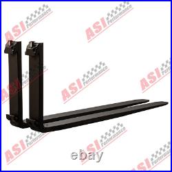 2X Pallet Fork Blades for Kubota Bobcat Skid Tractors Loaders 48 22H 4000lbs