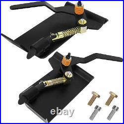 2X Skid Steer Loader Plate Latch Box Quick Attachment Conversion Adapter Weld On