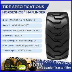 2 23x8.50-14 Skid Steer Tires Heavy Duty 8PR Tubeless HAFLINGER Industrial 2 23x8.50-14 Skid Steer Tires Heavy Duty 8PR Tubeless HAFLINGER Industrial