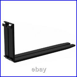 2 48 for Kubota Bobcat Skid Tractors Loaders 4000lbs Pallet Fork Blades Black