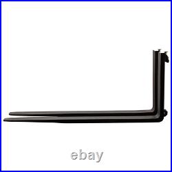 2 48 for Kubota Bobcat Skid Tractors Loaders 4000lbs Pallet Fork Blades Black