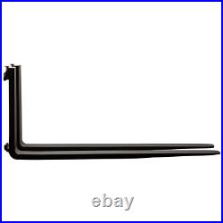2 48 for Kubota Bobcat Skid Tractors Loaders 4000lbs Pallet Fork Blades Black