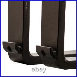 2 48 for Kubota Bobcat Skid Tractors Loaders 4000lbs Pallet Fork Blades Black