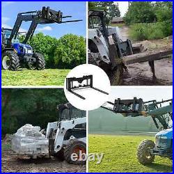 2 Packs 42 Pallet Fork Blades Forklift Blades for Skid Tractors Loaders 2500lbs