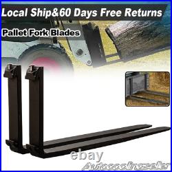 2 Packs 48'' 4000lbs Pallet Fork Blades Fit Kubota Bobcat Skid Tractors Loaders