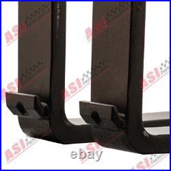 2 Packs 48in 4000lbs Pallet Fork Blades Fit Kubota Bobcat Skid Tractors Loaders