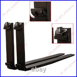 2 Pallet Fork Blades for Kubota Bobcat Skid Tractors Loaders 48 22H 4000lbs