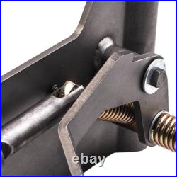 2 Pcs Skid Steer Quick Tach Conversion Adapter Set for Latch Box Weld On