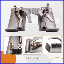 2 Pcs Universal Weld-On Skid Steer Quick Attach Conversion Adapter Quick Tach