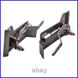 2 Pcs Universal Weld-On Skid Steer Quick Attach Conversion Adapter Quick Tach