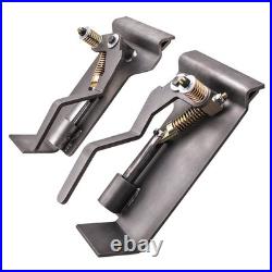 2 Pcs Universal Weld-On Skid Steer Quick Attach Conversion Adapter Quick Tach