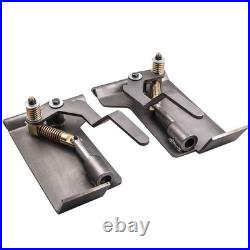 2 Pcs Universal Weld-On Skid Steer Quick Attach Conversion Adapter Quick Tach