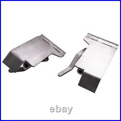2 Pcs Universal Weld-On Skid Steer Quick Attach Conversion Adapter Quick Tach