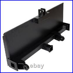 2 Receiver Hitch Quick Attach Adapter Skid Steer Width Plate For Load Tractor