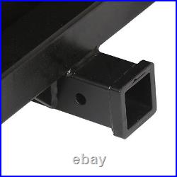 2 Receiver Hitch Quick Attach Adapter Skid Steer Width Plate For Load Tractor