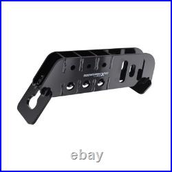 2 Skid Hitch Attachment for Skid Steer Loader Steel Black 5000 LBS Tongue