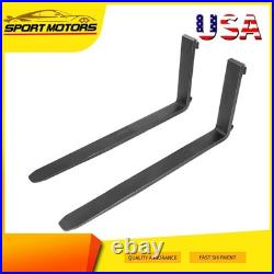 2 x 48 Pallet Fork Blades for Loaders and Tractors Durable 4000 lbs Heavy Duty