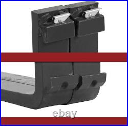 2 x 48 Pallet Fork Blades for Loaders and Tractors Durable 4000 lbs Heavy Duty