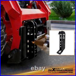 2in Skid Hitch Attachment for Skid Steer John Deere Quick Tach Plate 20000 Steel
