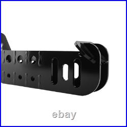 2in Skid Hitch Attachment for Skid Steer Loader Steel Black 5000 LBS Tongue