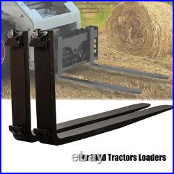 2pcs 42 2500lbs Pallet Fitk Blades Forklift Blades Fit Skid Tractors Loaders