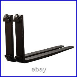 2pcs 42 2500lbs Pallet Fork Blades Forklift Blades Fit Skid Tractors Loaders US