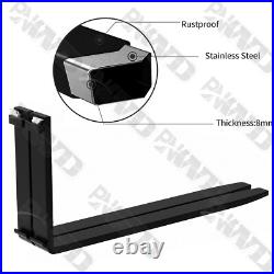2pcs Pallet Fork Blades Forklift Blades fit Skid Tractors Loaders 2500lbs