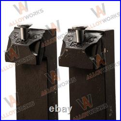 2x 2500lbs 42 Pallet Fork Blades Forklift Blades For Skid Tractors Loaders
