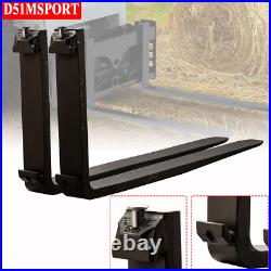 2x 42 Pallet Fork Blades Forklift Blades for Skid Tractors Loaders 2500lbs