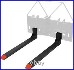 2x 46 4000lbs Skid Steer Pallet Fork for Kubota Bobcat Skid Tractors Loaders