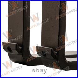 2x 48 Pallet Fork Blades Fits Kubota Bobcat Skid Tractors Loaders Steel 4000lbs